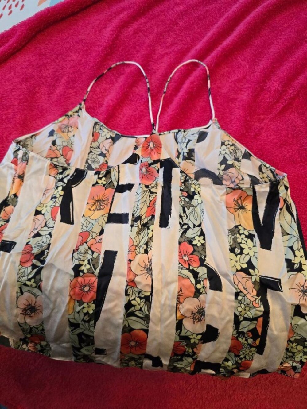 Victoria's Secret Flowered Camisole - New w/o Tags